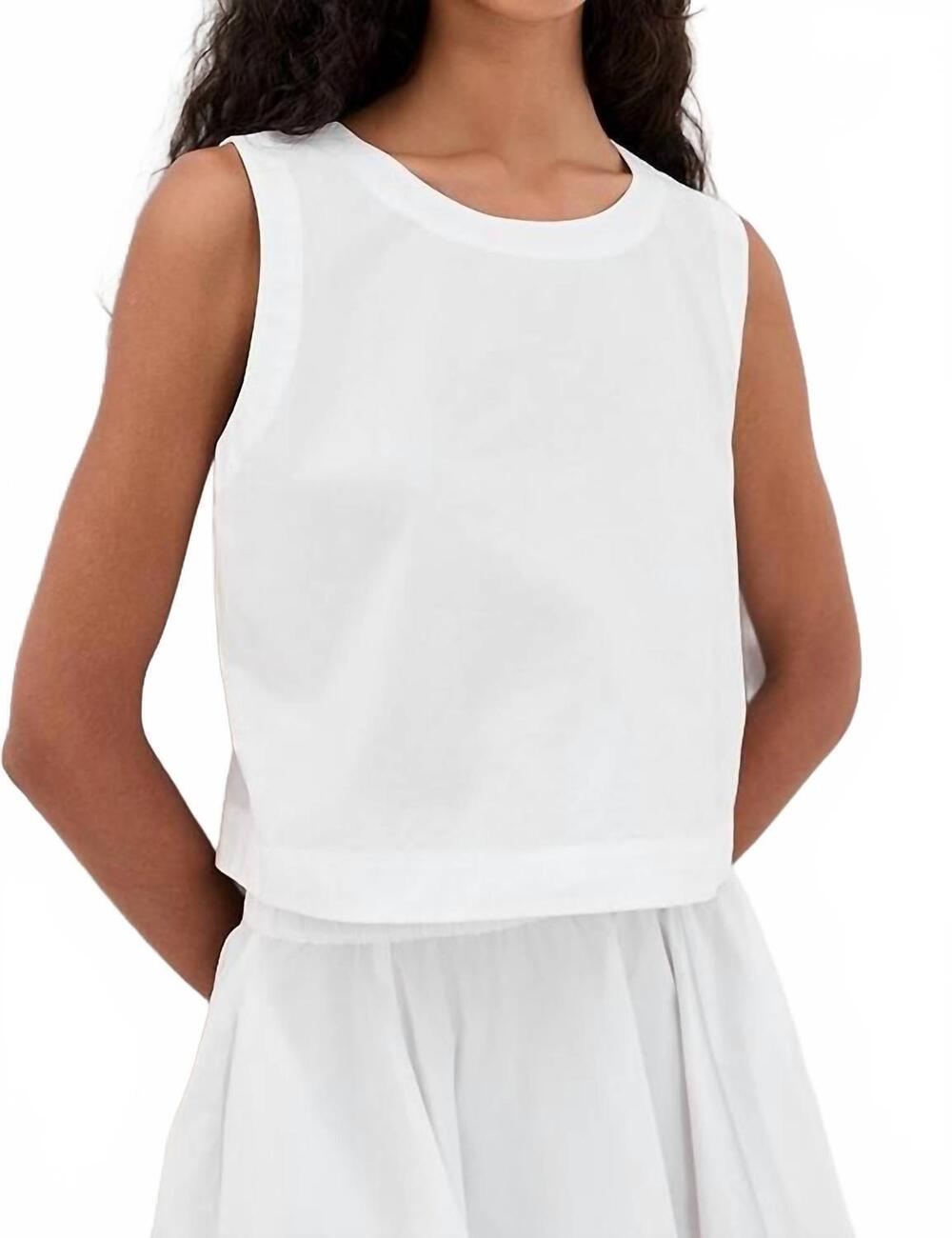 NEW XIRENA lenore top in white
